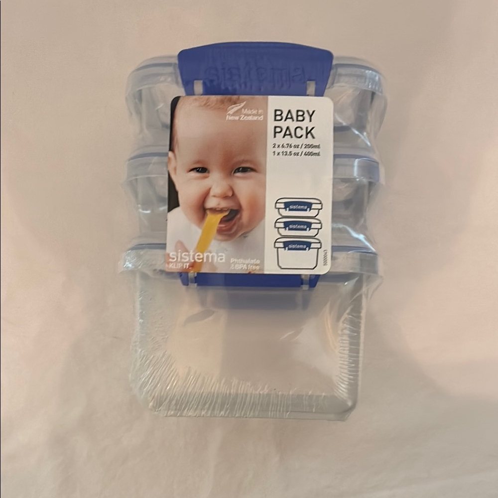 Sistema Baby Pack Food Storage Containers